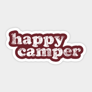 Happy Camper Sticker